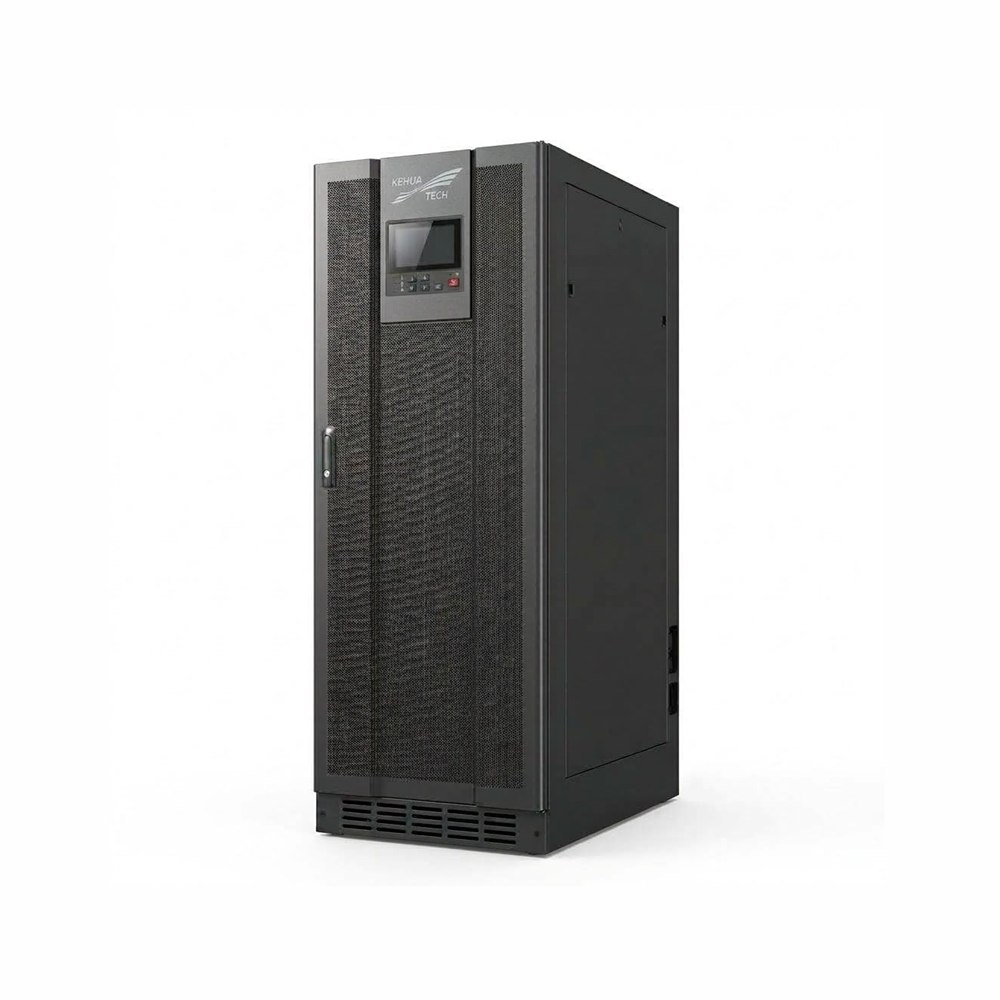 UPS Kehua trifásica en gabinete, vista frontal